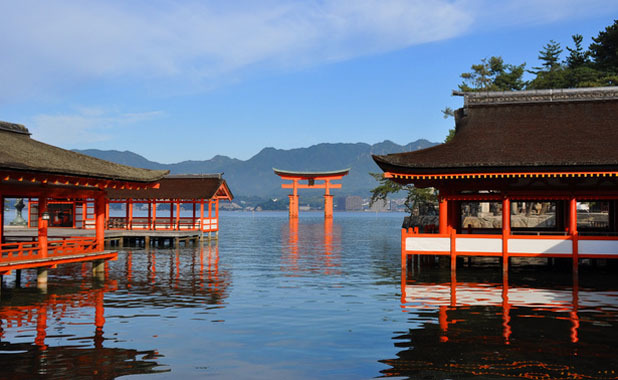 サンライズ出雲で厳島神社へ